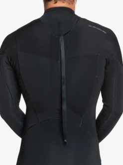 Sale Quiksilver 4/3 Everyday Sessions Back Zip Wetsuit Black