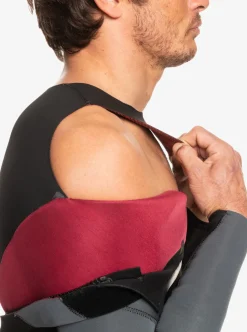 Sale Quiksilver 3/2 Everyday Sessions Back-Zip Wetsuit Black/Gun Metal