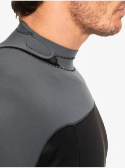 Sale Quiksilver 3/2 Everyday Sessions Back-Zip Wetsuit Black/Gun Metal