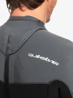Sale Quiksilver 3/2 Everyday Sessions Back-Zip Wetsuit Black/Gun Metal
