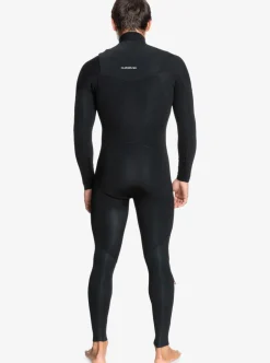 Clearance Quiksilver 4/3 Everyday Sessions Chest Zip Wetsuit Black
