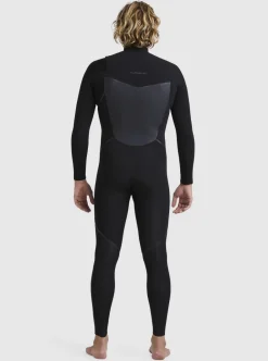 Cheap Quiksilver 3/2 Marathon Sessions Chest-Zip Wetsuit Black