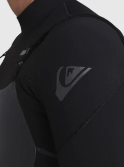 Cheap Quiksilver 3/2 Marathon Sessions Chest-Zip Wetsuit Black