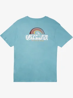 Fashion Quiksilver Above The Clouds T-Shirt Reef Waters