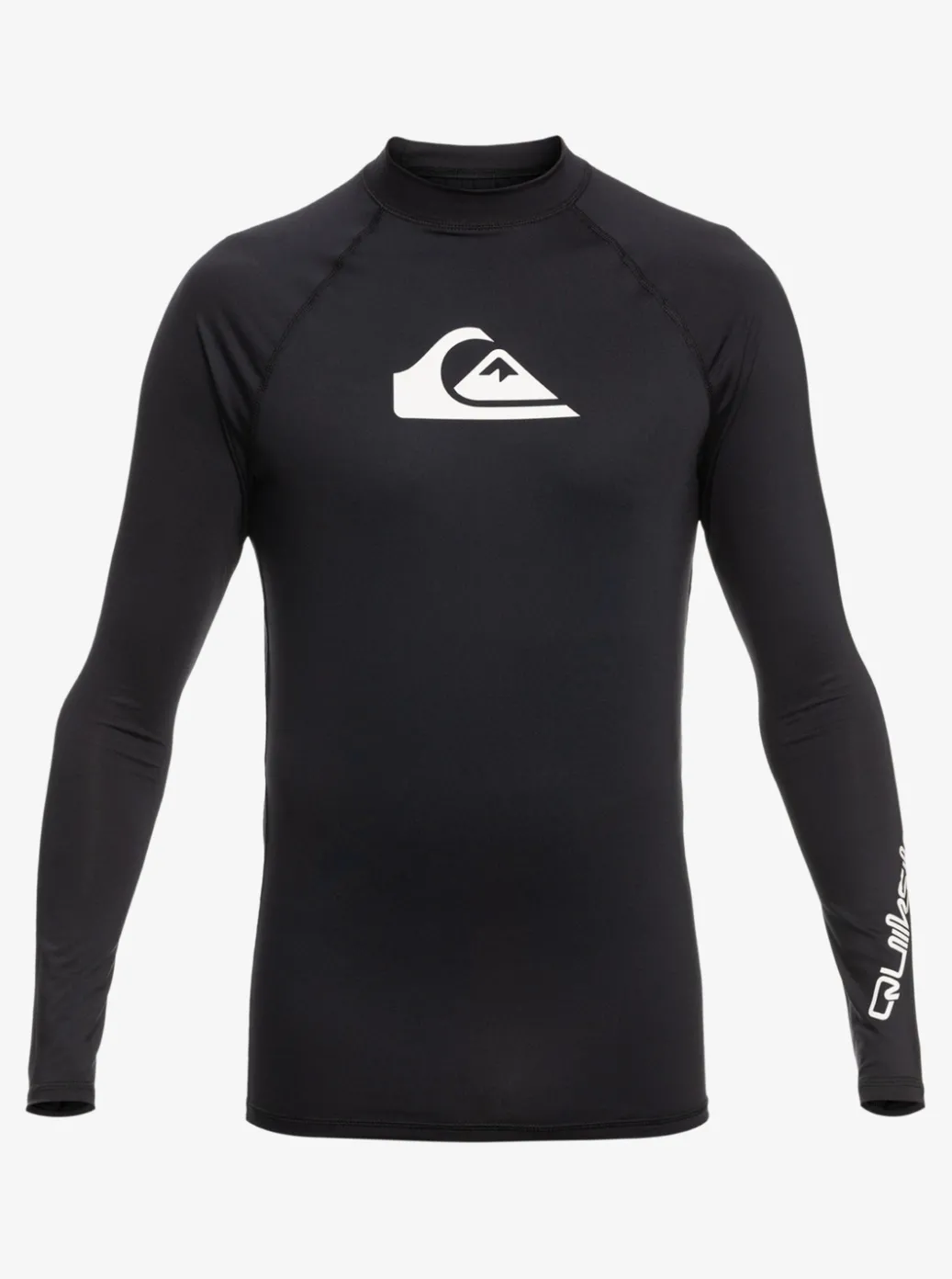 Hot Quiksilver All Time Long Sleeve Upf 50 Rashguard Black