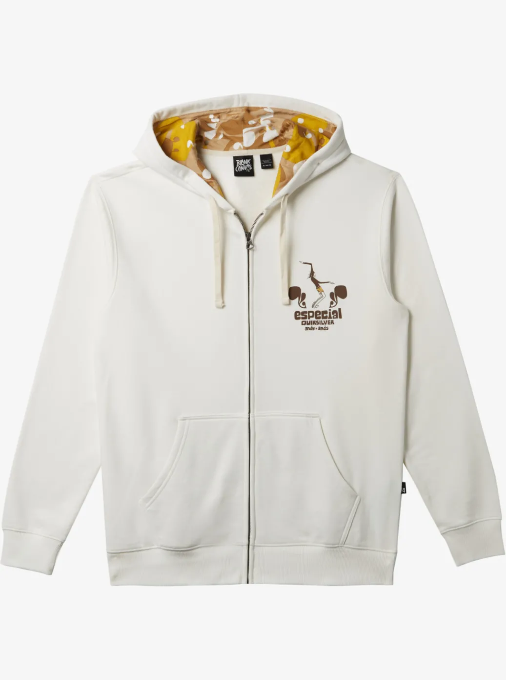 Flash Sale Quiksilver Andy Y Andy Zip-Up Hoodie Snow White