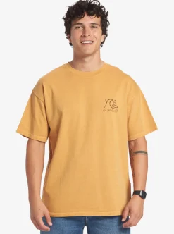 Fashion Quiksilver Bag Of Sun Mnd T-Shirt Mustard