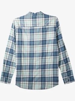 New Quiksilver Banchor Long Sleeve Shirt Snow White Banchor