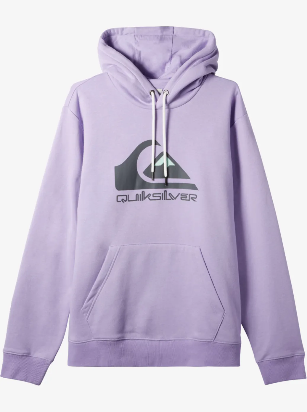 Store Quiksilver Big Logo Pullover Hoodie Purple Rose