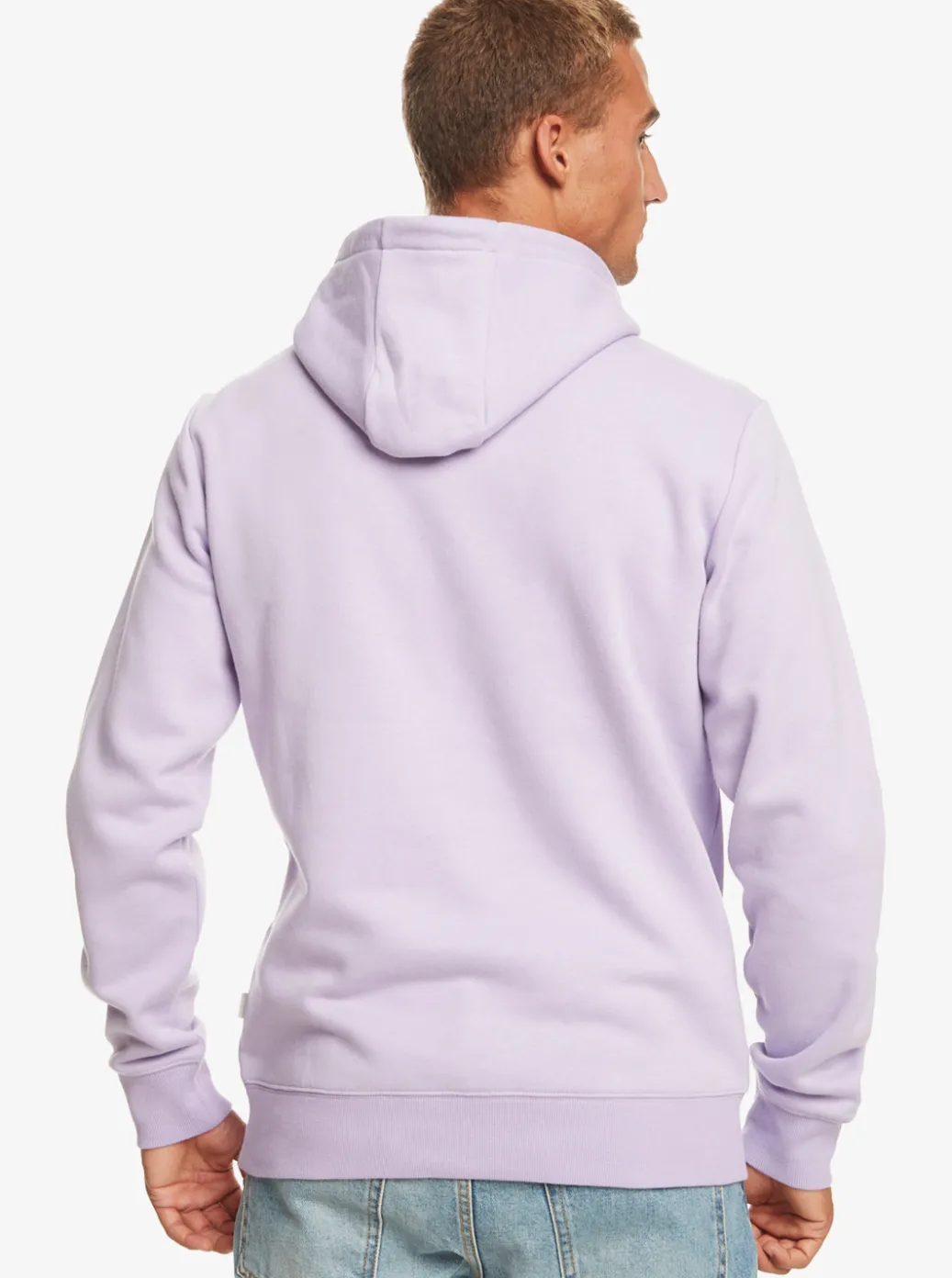 Store Quiksilver Big Logo Pullover Hoodie Purple Rose