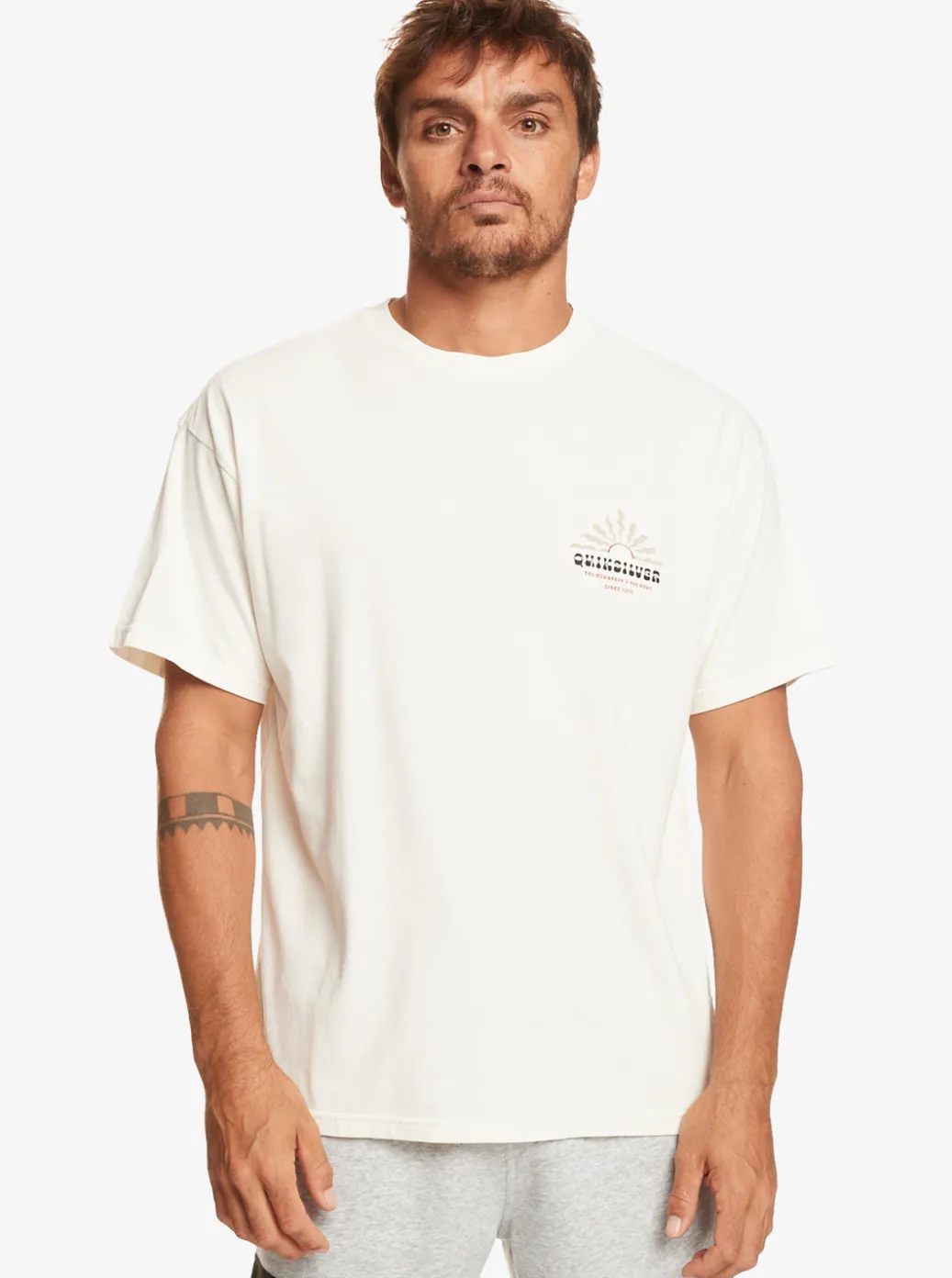 Clearance Quiksilver Bloom T-Shirt Birch