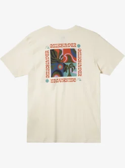 New Quiksilver Bon Weekend T-Shirt Birch