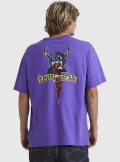 Clearance Quiksilver Boogieman T-Shirt Passion Flower