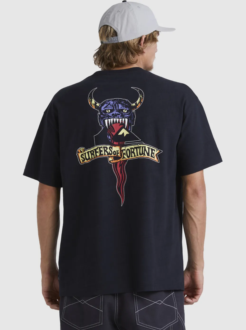 Cheap Quiksilver Boogieman T-Shirt Black