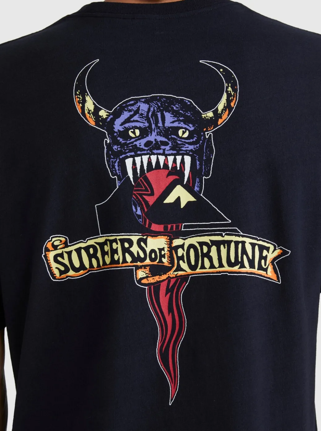 Cheap Quiksilver Boogieman T-Shirt Black