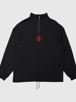 Shop Quiksilver Boogieman Zip Sweatshirt Black