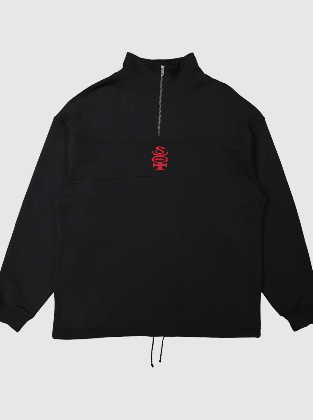 Shop Quiksilver Boogieman Zip Sweatshirt Black