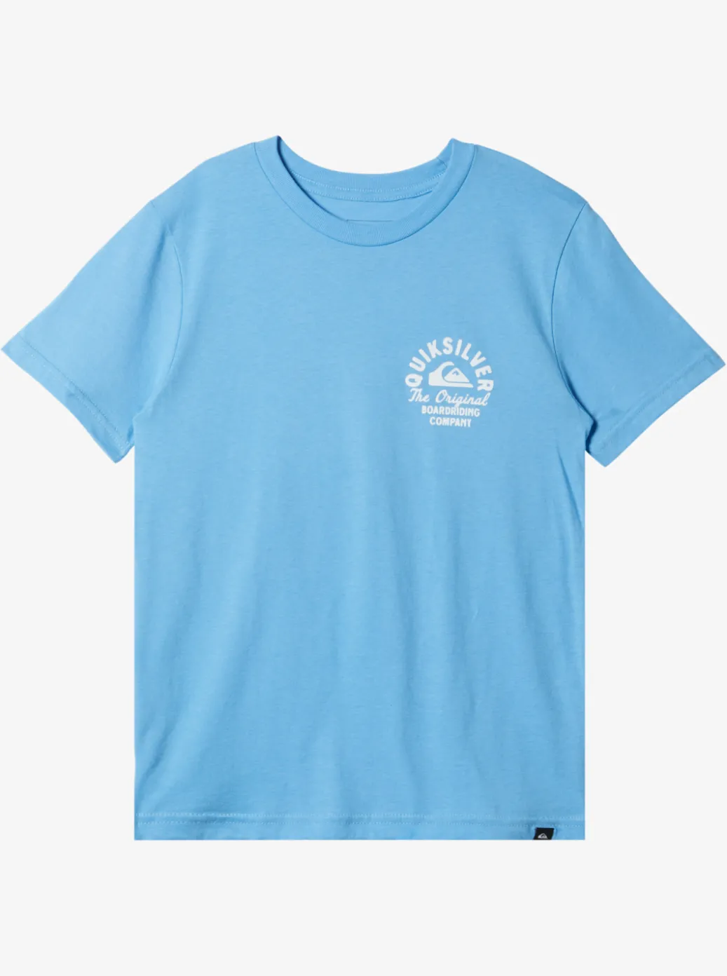 Store Quiksilver Boy'S 8-16 Circled Script T-Shirt Azure Blue