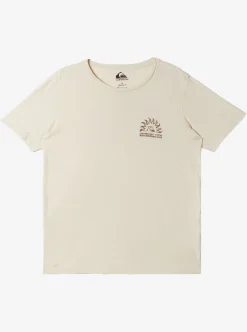 Sale Quiksilver Boy'S 8-16 Earthy Type T-Shirt Birch