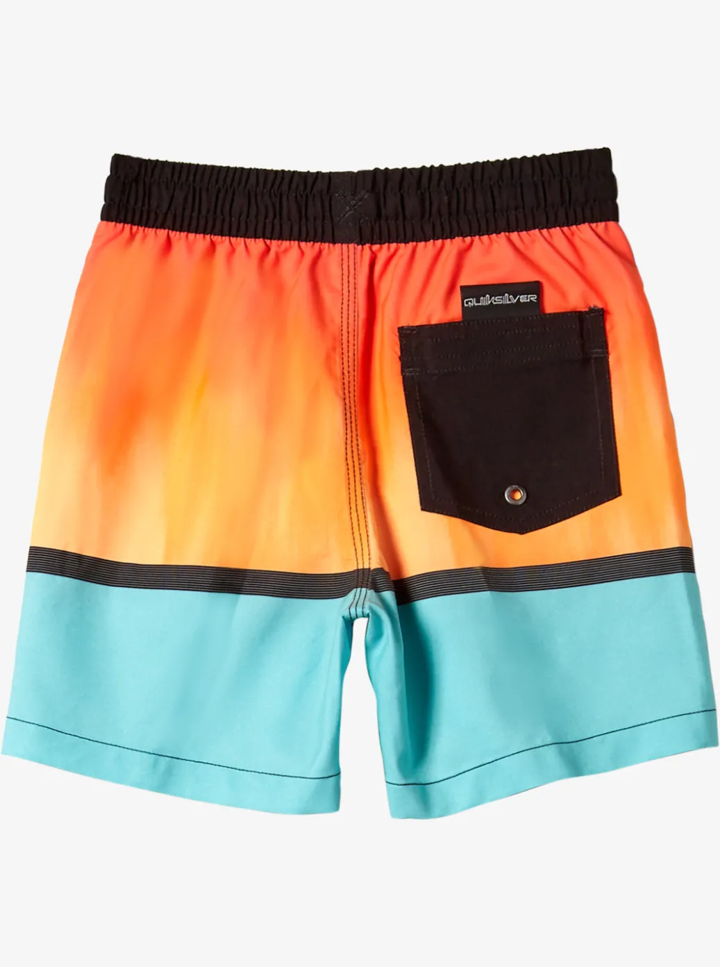 Hot Quiksilver Boy'S 8-16 Everyday Mix 12" Volleys Orange Pop