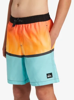 Sale Quiksilver Boy'S 8-16 Everyday Mix Vl 15Nb Elastic Waist Shorts Orange Pop