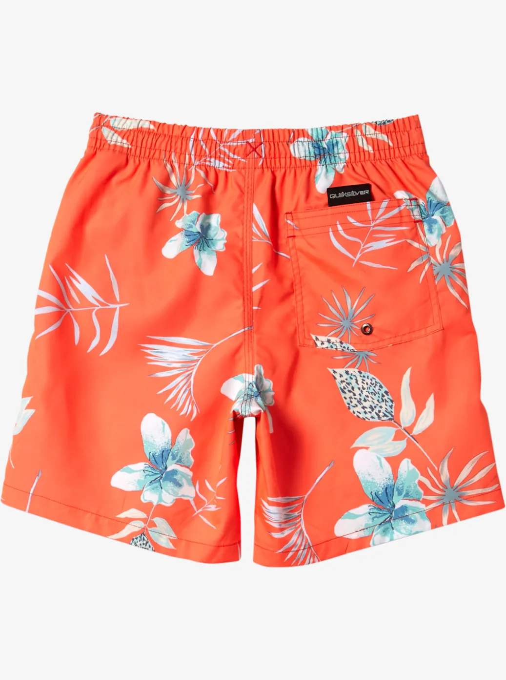 Cheap Quiksilver Boy'S 8-16 Everyday Mix Vl 15Nb Elastic Waist Shorts Fiery Coral