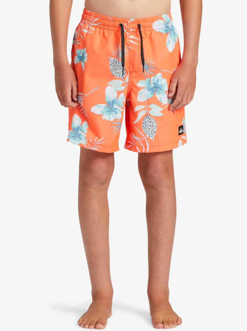 Cheap Quiksilver Boy'S 8-16 Everyday Mix Vl 15Nb Elastic Waist Shorts Fiery Coral