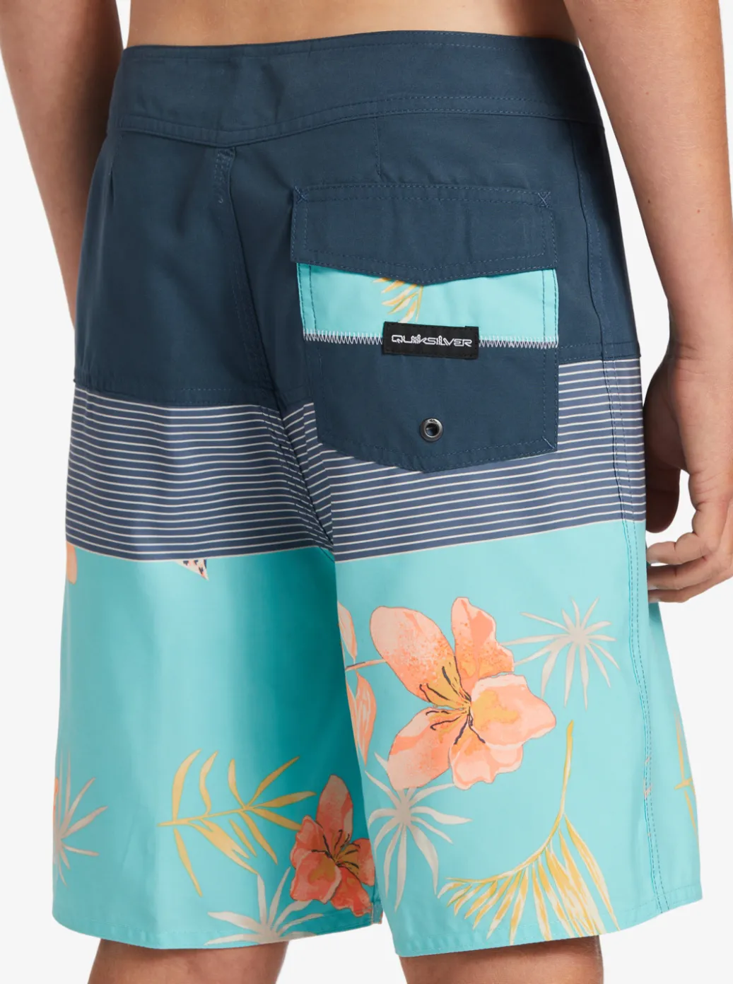 Discount Quiksilver Boy'S 8-16 Everyday Panel 17" Boardshorts Midnight Navy