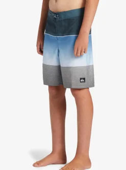 Best Sale Quiksilver Boy'S 8-16 Everyday Slab 17 Boardshorts Midnight Navy