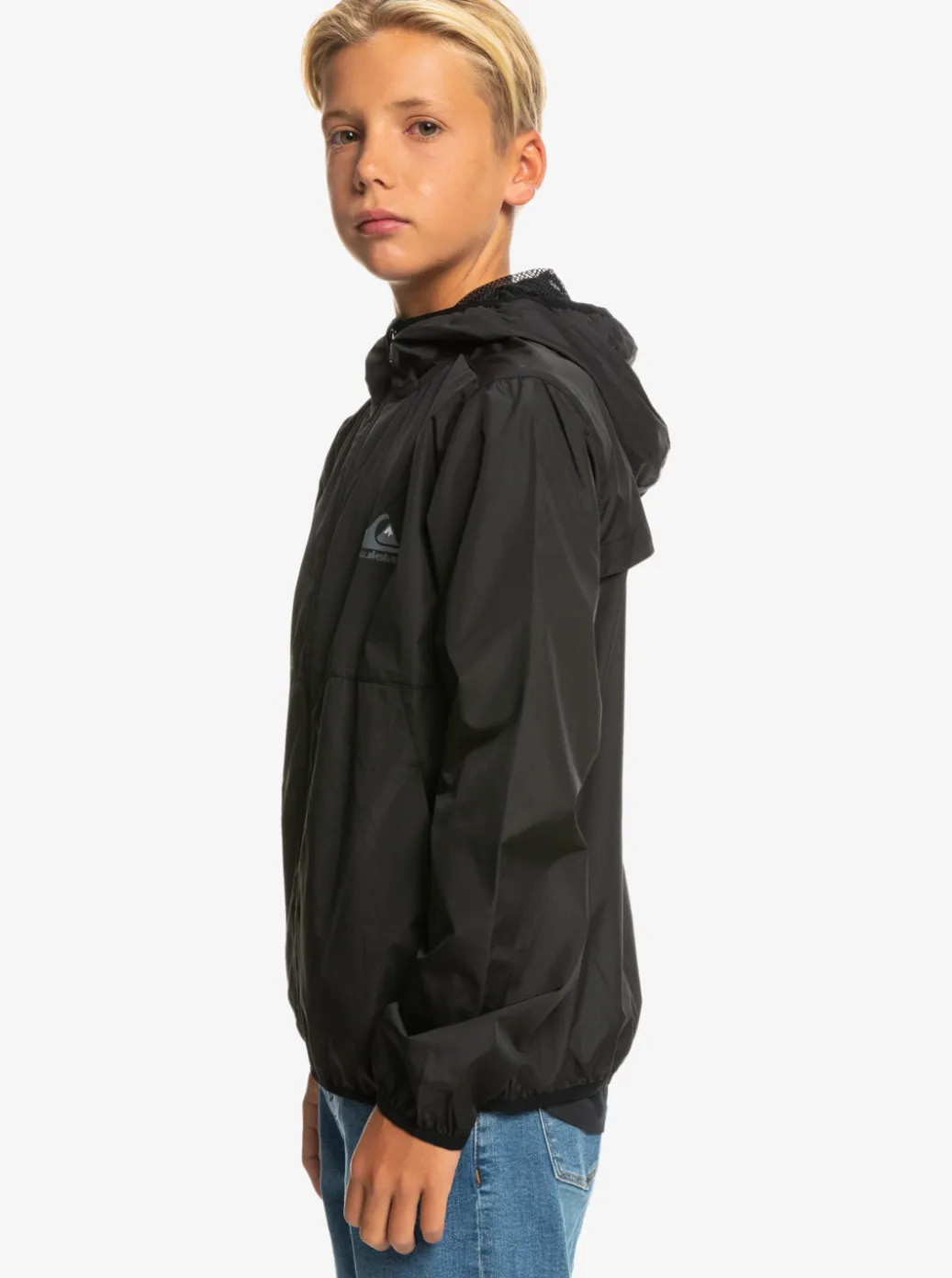 Hot Quiksilver Boy'S 8-16 Everyday Water Repellent Windbreaker Black