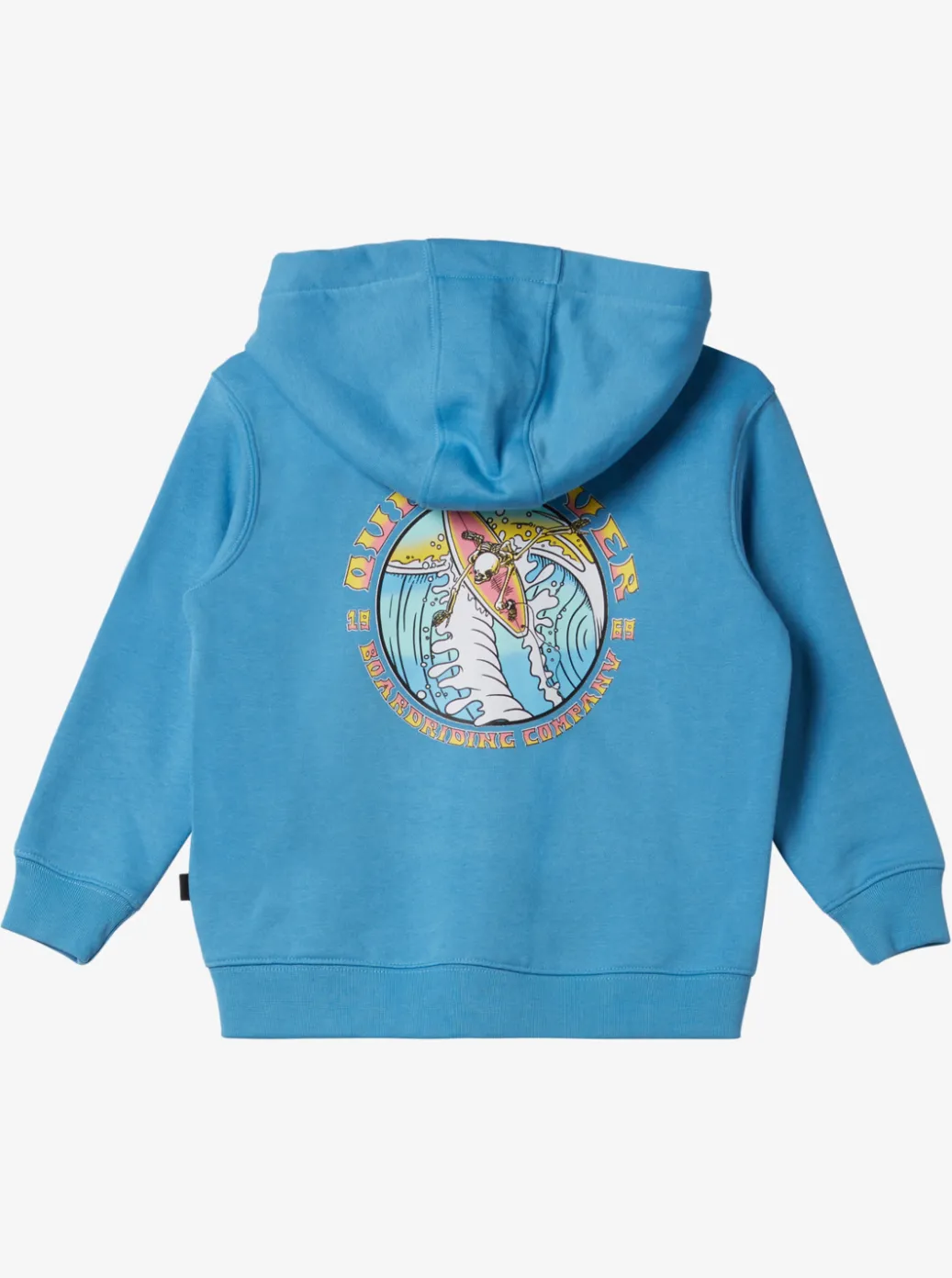 New Quiksilver Boy'S 8-16 Going Big Zip Pullover Sweatshirt Azure Blue