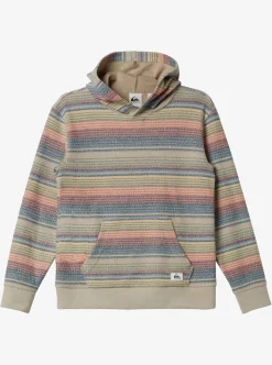 Outlet Quiksilver Boys 8-16 Great Otway Hoodie Plaza Taupe Great Otway