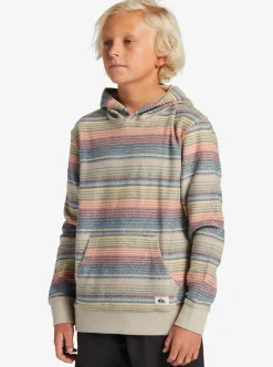 Outlet Quiksilver Boys 8-16 Great Otway Hoodie Plaza Taupe Great Otway