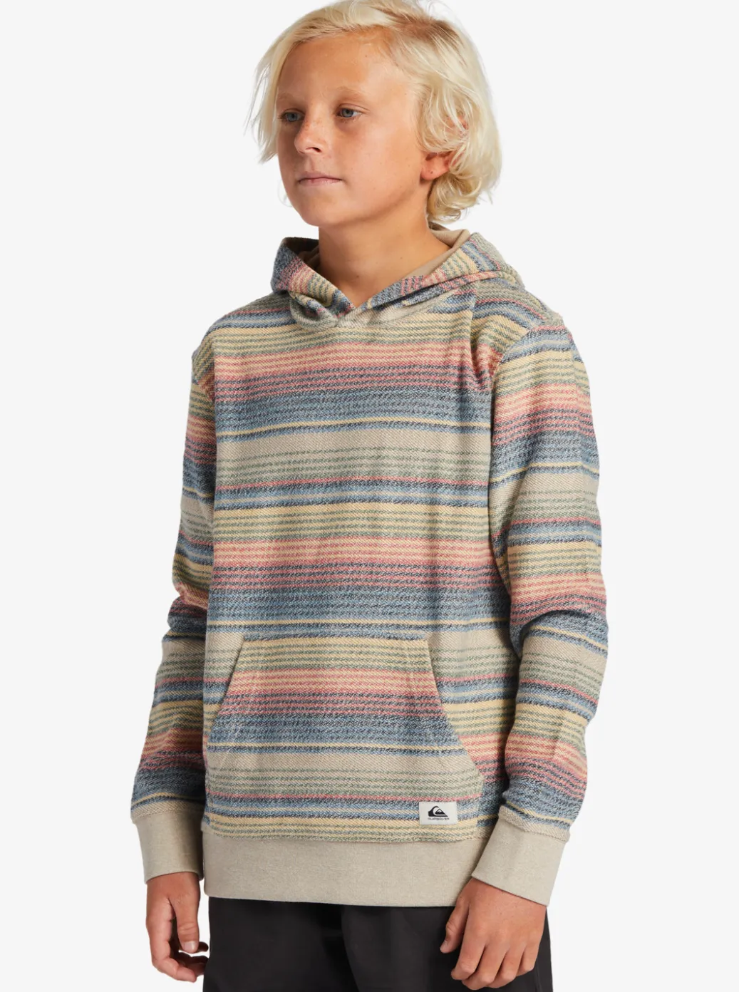 Outlet Quiksilver Boys 8-16 Great Otway Hoodie Plaza Taupe Great Otway