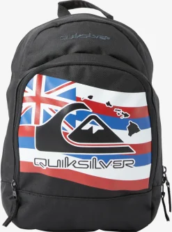Best Sale Quiksilver Boy'S 8-16 Hi Flagpole Chompine 12L Small Backpack Black