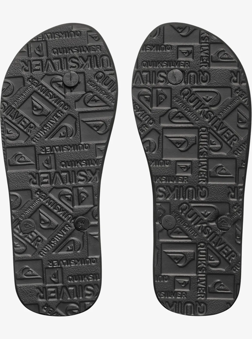 Cheap Quiksilver Boy'S 8-16 Molokai Flip-Flops Black/Black/White