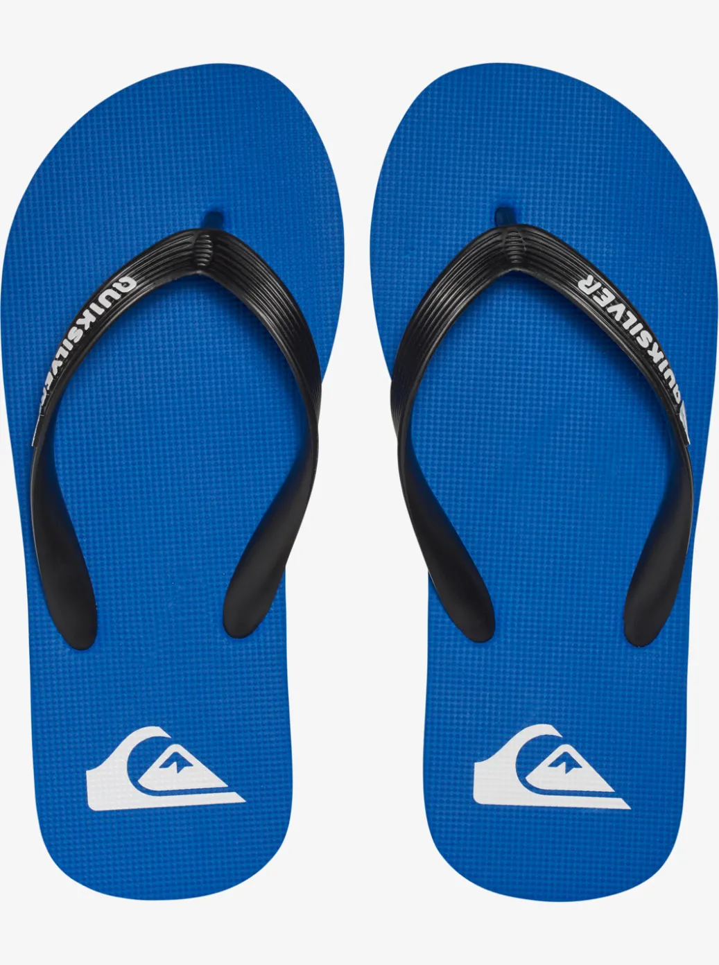 Online Quiksilver Boy'S 8-16 Molokai Flip-Flops Black/Blue/Black