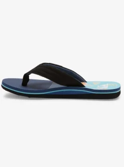 Cheap Quiksilver Boy'S 8-16 Molokai Layback Sandals Blue/Blue/Grey