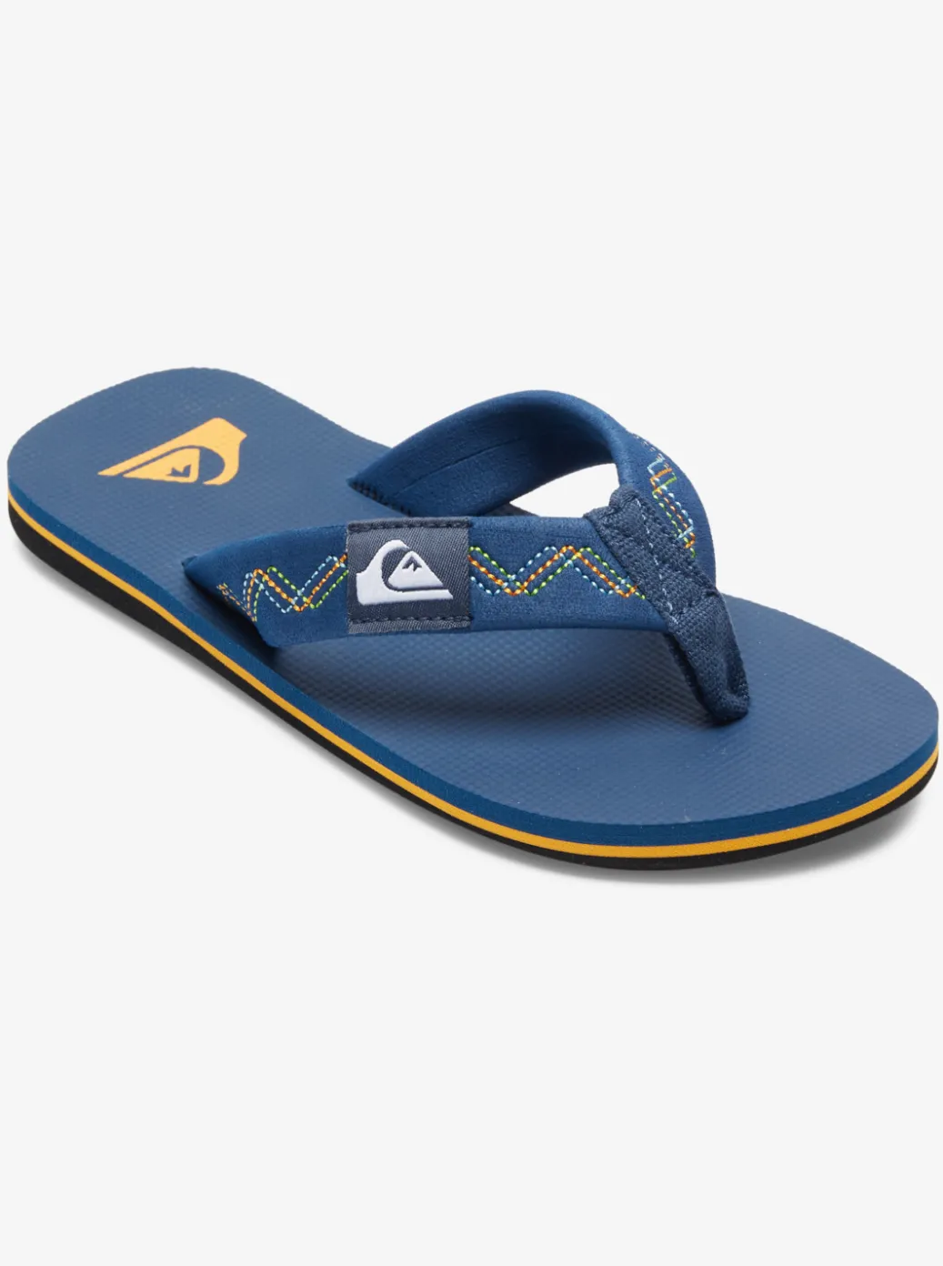 New Quiksilver Boy'S 8-16 Molokai Stitchy Sandals Blue 1