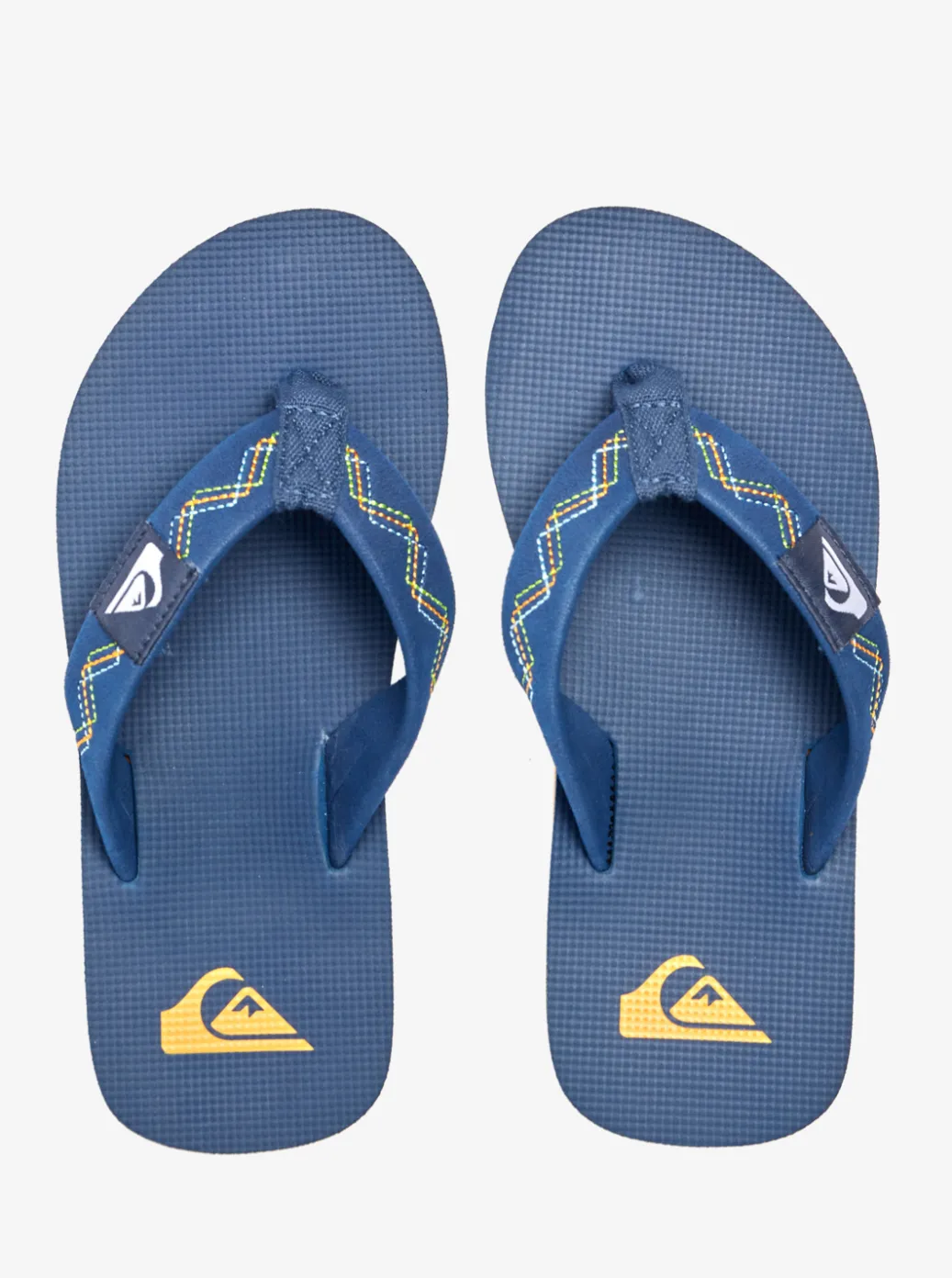 New Quiksilver Boy'S 8-16 Molokai Stitchy Sandals Blue 1