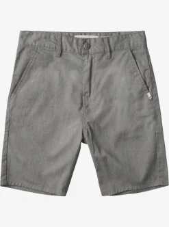 Discount Quiksilver Boy'S 8-16 New Everyday Union Stretch Chino Shorts Light Grey Heather