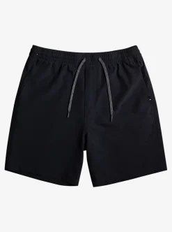Store Quiksilver Boy'S 8-16 Ocean Elastic 18" Amphibian Boardshorts Black