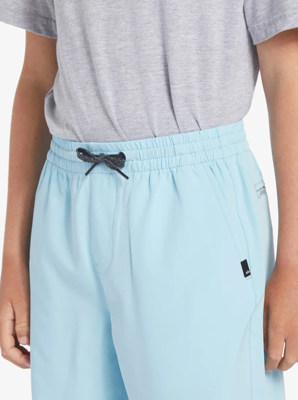 Best Quiksilver Boy'S 8-16 Ocean Elastic 18" Amphibian Boardshorts Sky Blue