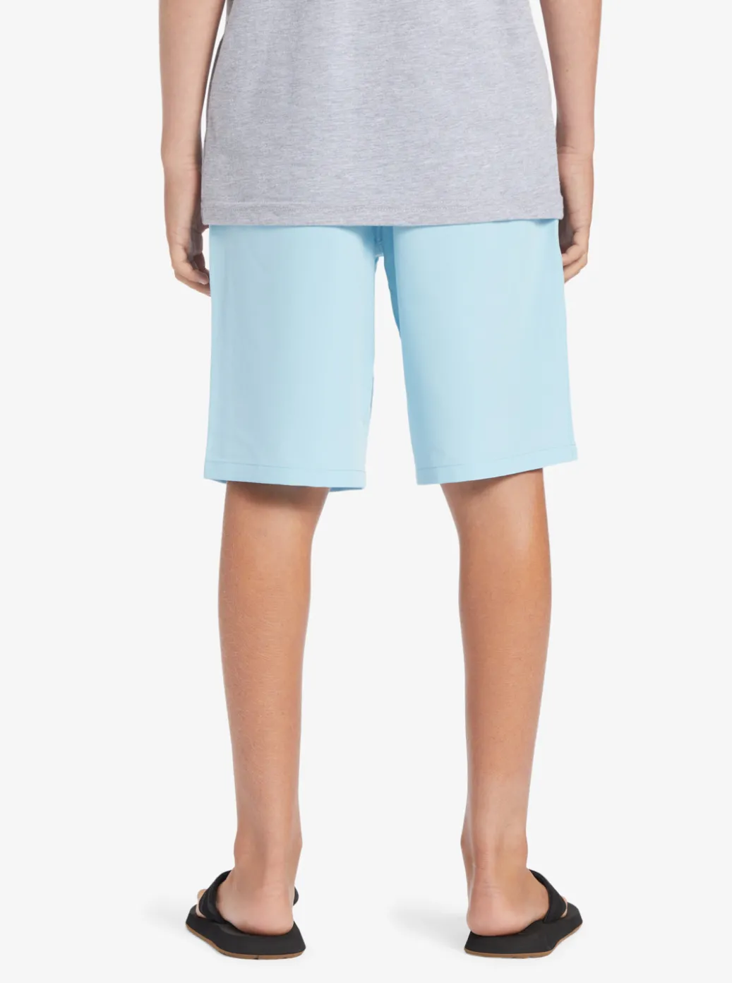 Best Quiksilver Boy'S 8-16 Ocean Elastic 18" Amphibian Boardshorts Sky Blue