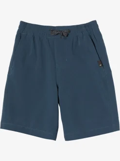 Outlet Quiksilver Boy'S 2-7 Ocean Elastic Waist 14" Amphibian Boardshorts Midnight Navy