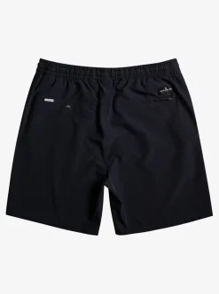 Discount Quiksilver Boy'S 2-7 Ocean Elastic Waist 14" Amphibian Boardshorts Black