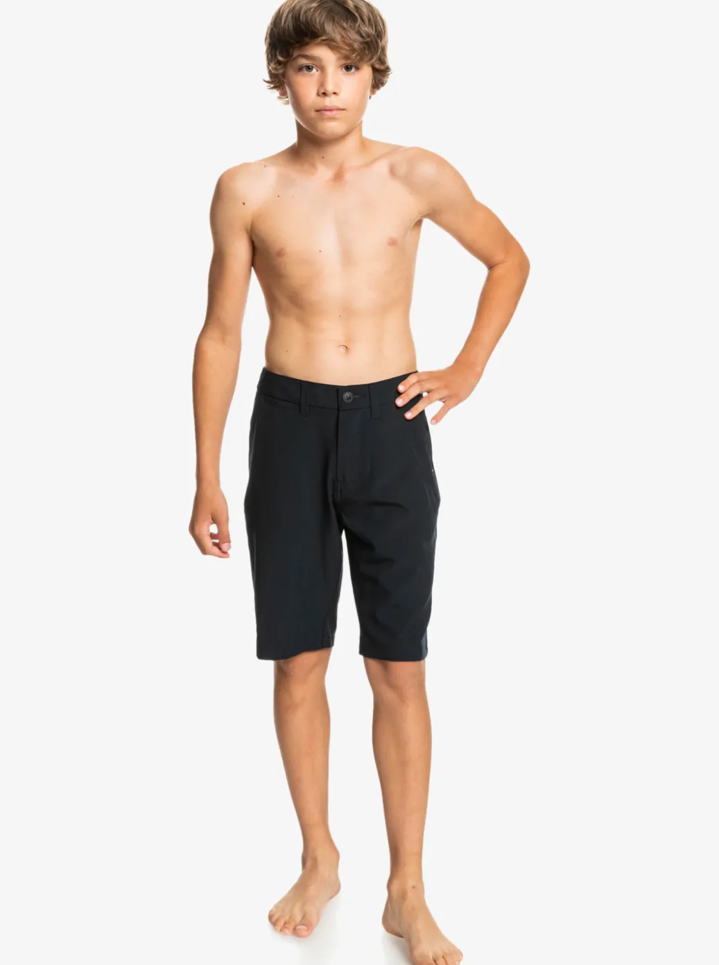 Best Quiksilver Boy'S 8-16 Ocean Union 19" Amphibian Boardshorts Black