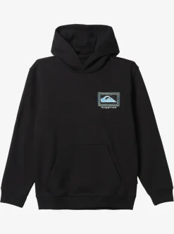 Hot Quiksilver Boy'S 8-16 Perfect Peaking Stingrayhoody Pullover Sweatshirt Black