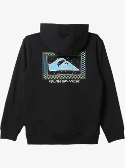 Hot Quiksilver Boy'S 8-16 Perfect Peaking Stingrayhoody Pullover Sweatshirt Black