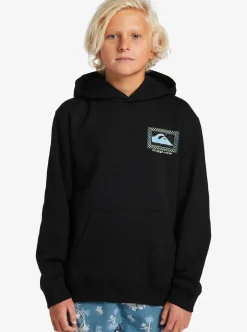 Hot Quiksilver Boy'S 8-16 Perfect Peaking Stingrayhoody Pullover Sweatshirt Black